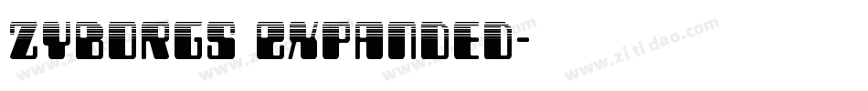 Zyborgs Expanded字体转换